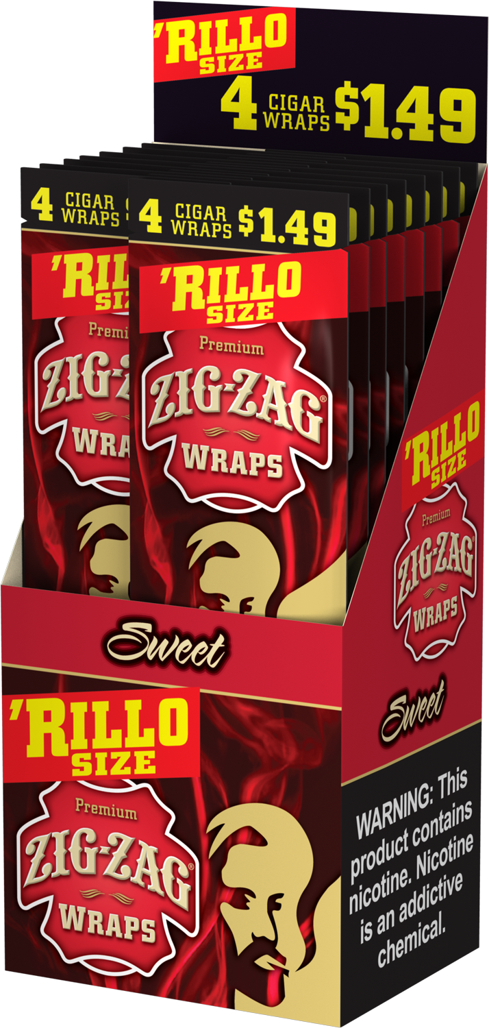 Zig-Zag Sweet Cigar Wraps Rillo Size